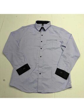 Manfinity Men’s Purple Dress Shirt Size Small Long Sleeve Button Up Casual